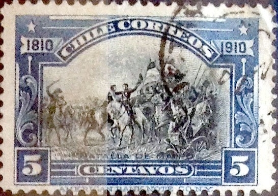 Intercambio 0,20 usd 5 cents. 1910