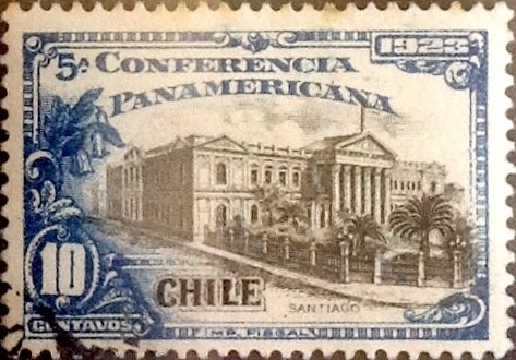 Intercambio 0,20 usd 10 cents. 1923