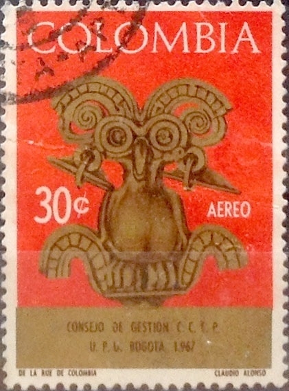 Intercambio 0,20 usd 30 cents. 1967