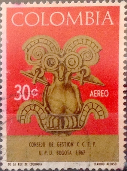 Intercambio 0,20 usd 30 cents. 1967