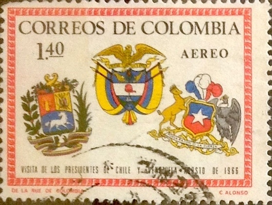 Intercambio 0,20 usd 1,40 pesos 1966