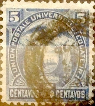 Intercambio 0,50 usd 5 cents. 1887