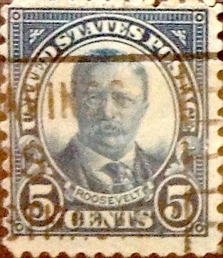 Intercambio 0,30 usd 5 cents. 1922