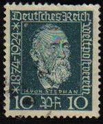 DEUTSCHES REICH 1924 Scott340 Sello Heinrich Von Stephan Alemania Mitchel368