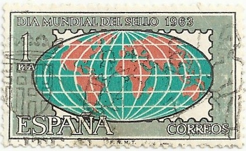 DIA MUNDIAL DEL SELLO 1963. VALOR FACIAL 1 Pta. EDIFIL 1510