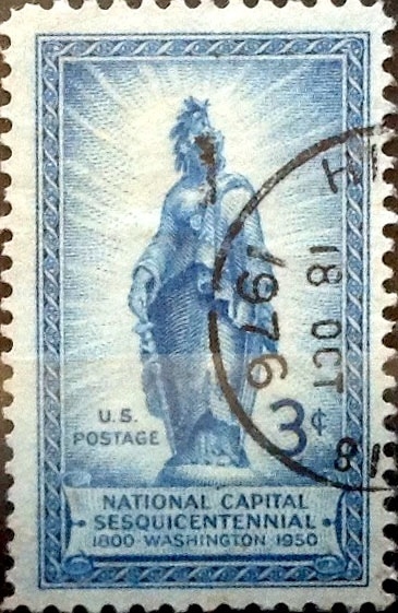 Intercambio 0,20 usd 3 cents. 1950