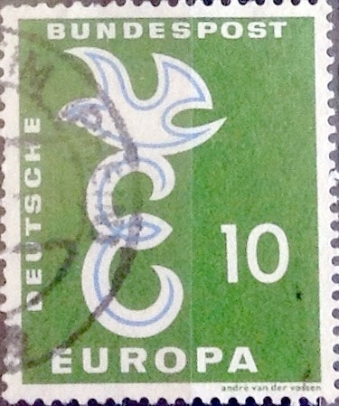 Intercambio 0,20 usd 10 pf. 1958