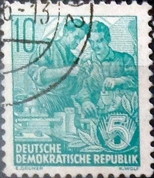 Intercambio 0,20 usd 10 pf. 1953