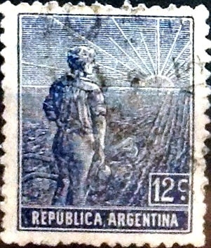 Intercambio 0,25 usd 12 cents. 1912