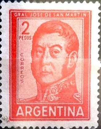 Intercambio 0,20 usd 2 pesos 1961