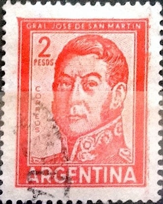 Intercambio 0,20 usd 2 pesos 1961