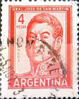 Intercambio 0,20 usd 4 pesos 1962