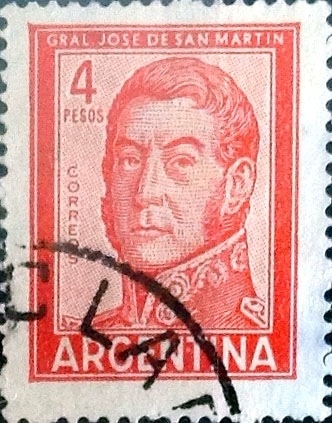 Intercambio 0,20 usd 4 pesos 1962