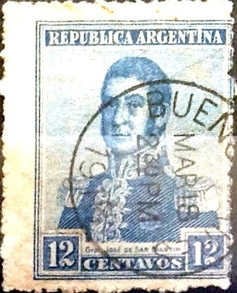 Intercambio 0,25 usd 12 cents. 1917