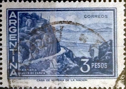 Intercambio 0,20 usd 3 pesos 1960