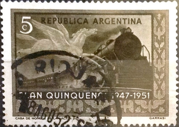 Intercambio 0,20 usd 5 cents. 1951