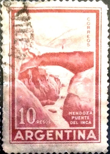 Intercambio 0,20 usd 10 pesos 1960