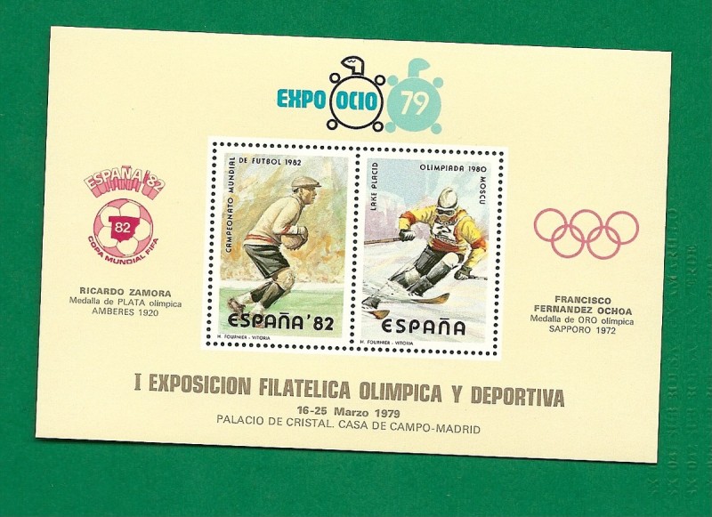 Expo Ocio 79 - I Exposicion Filatelica Olimpica  y  Deportiva -