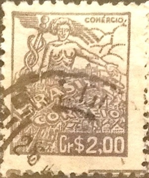 Intercambio 0,20 usd  2 cr. 1947