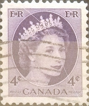 Intercambio 0,20 usd 4 cents. 1954