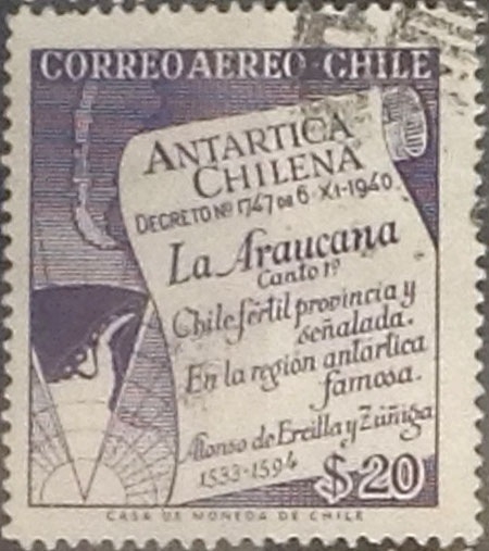 Intercambio 0,20  usd 20 pesos 1958