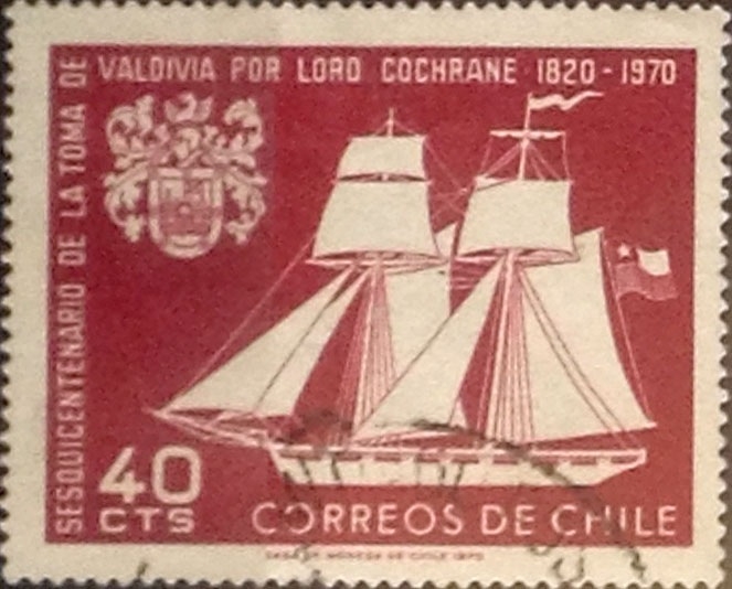 Intercambio 0,25 usd 40 cents. 1970