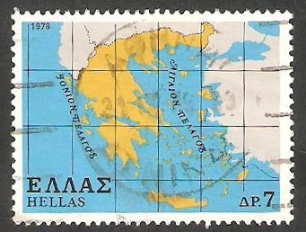 1322 - Mapa de Grecia