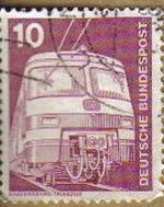 ALEMANIA 1975 Scott 1171 Sello Básico Industrialización Tren Eléctrico 10 usado Michel 847 Allemagne