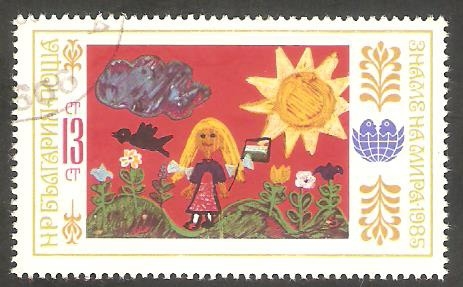  2910 - Sol, niña y flores