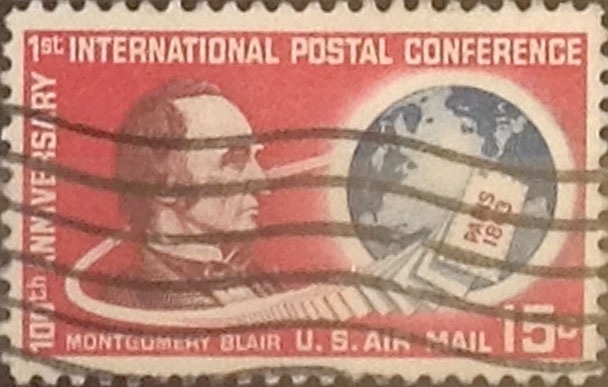 Intercambio 0,55 usd 15 cents. 1963