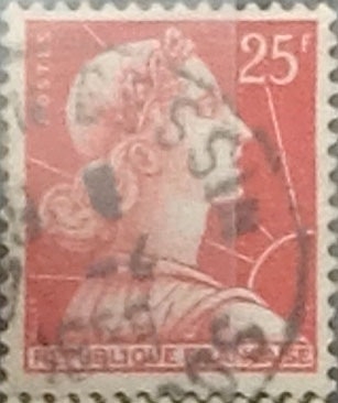 Intercambio 0,20 usd 25 francos 1959