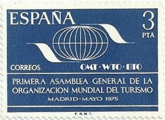 1ª ASAMBLEA GENERAL DE LA OMT. EDIFIL 2262