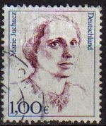 ALEMANIA 2003 Scott 2195 Sello Personajes Marie Juchacz (1879-1958) Politica 1€ Usado Michel 2305 Al