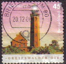 ALEMANIA 2004 Michel 2409 SELLO FARO GREIFSWALDER OIE LIGHTHOUSE USADO