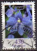 ALEMANIA 2005 Michel 2435 SELLO SERIE BASICA FLOR RITTERSPORN GERMANY USADO