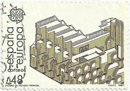 SERIE EUROPA. ARQUITECTURA MODERNA. MUSEO NACIONAL ARTE ROMANO, MÈRIDA. EDIFIL 2905