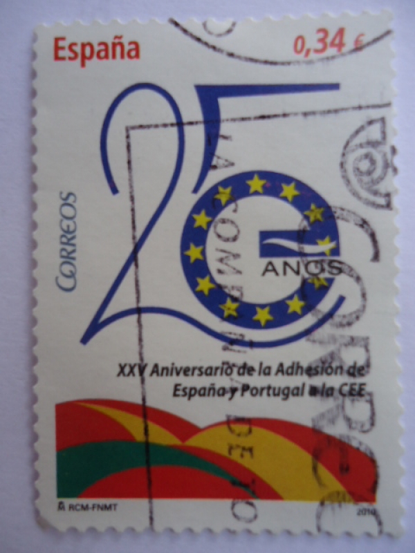 Ed:4574 ´XXV Aniversario de la Adhesión de España y Portugal a la CEE