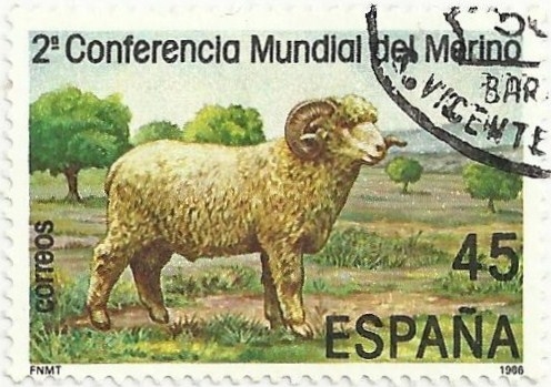 II CONFERENCIA MUNDIAL DEL MERINO. EDIFIL 2839