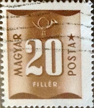 Intercambio 0,20 usd 20 filler 1951