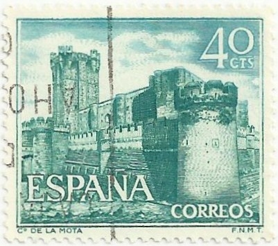 CASTILLOS DE ESPAÑA. CASTILLO DE LA MOTA, MEDINA DEL CAMPO. EDIFIL 1740