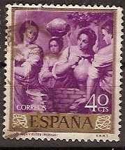 ESPAÑA SEGUNDO CENTENARIO USD Nº 1271 (0) 40C MALVA MURILLO