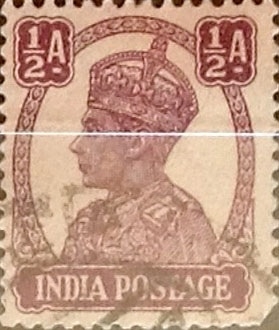 Intercambio 0,20 usd 1/2 anna 1942