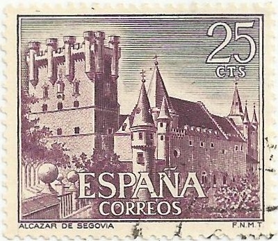 CASTILLOS DE ESPAÑA. EL ALCÁZAR DE SEGOVIA. EDIFIL 1739