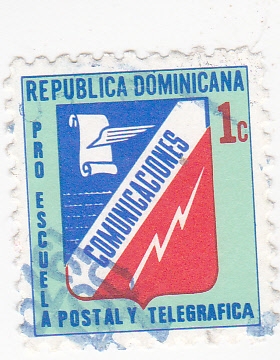 escudo pro escuela postal y telegráfica