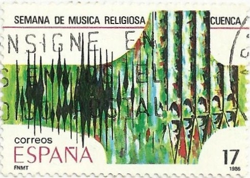 GRANDES FIESTAS POPULARES. SEMANA DE MUSICA RELIGIOSA EN CUENCA. EDIFIL 2841