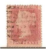 One penny red (1871) / Queen Victoria