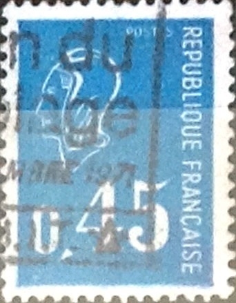 Intercambio 0,20  usd 45 cent. 1971