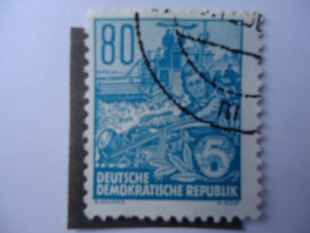 DDR - Agricultura Mecanizada- Fünfjahresplan.