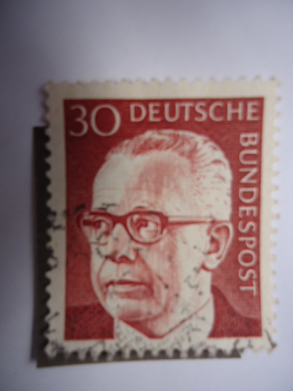 dr. Gustav Heinemann (1899-1976) Presidente-Alemania Federal