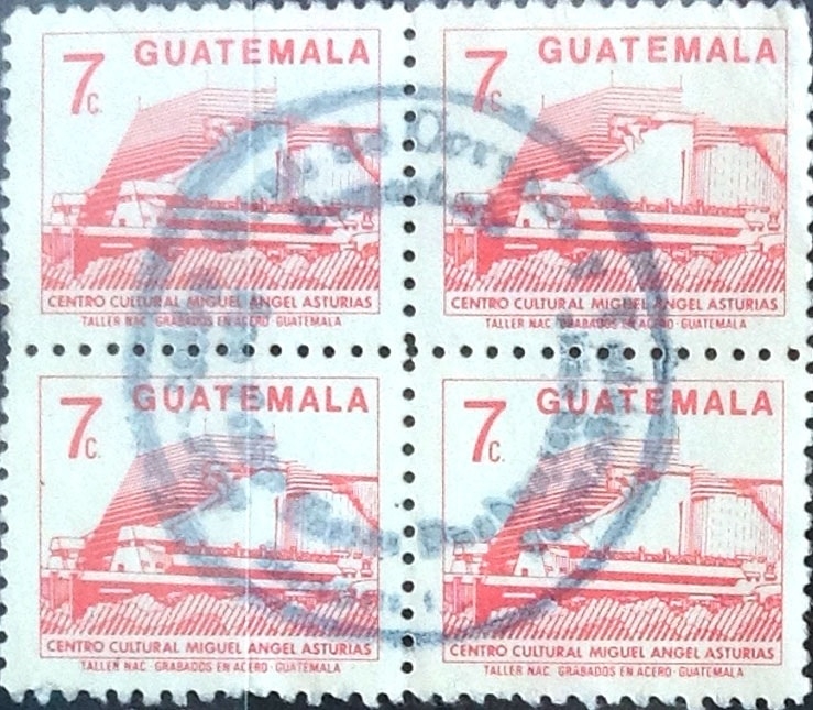 Intercambio 0,80 usd 4x7 cent. 1987